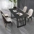 Import Nordic style luxury simple dining table and chair combination  marble table SINTERED STONE from China
