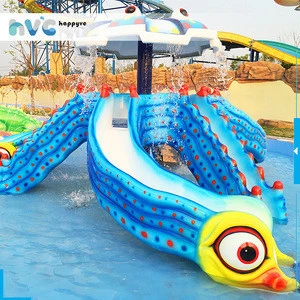 octopus cartoon slide for water play water park