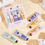 OEM Factory Wholesale 30g Private Label Organic Hand Care Travel Size Mini Perfume Hand Cream Set