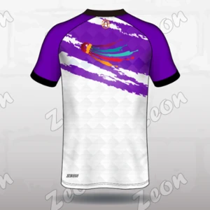 OEM purple white design Trendy Design Polo Shirt quick dry sports badminton shirts