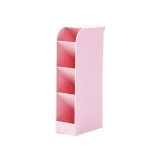 Office desk organizer creative frosted multi-functional pen holder office stationery home use plastic makeup brush holder