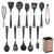 Import One Set 12 Pcs  Rose Gold  Home and Kitchen 2020 Silicone Cooking Utensil  Sets  with Holder from China