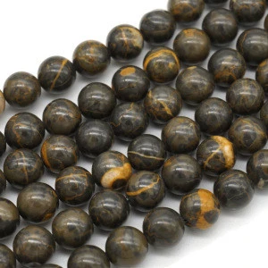 Orange Lace Brown Picture Jasper Natural Stone Beads NEW ARRIVAL