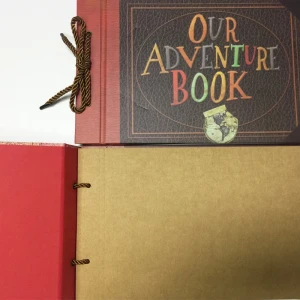Our Adventure Book--DIY Scrapbook, 19x29cm Photo Album, 40 sheets paper holding photos