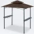 Import Outdoor Brown Double Tiered Canopy Oxford Bbq Grill Gazebo With Table from China
