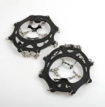 Outdoor Climbing Hiking Anti-skid Shoes Covers Spike Cleats Snow Ice Gripper