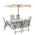 Import outdoor furniture sale garden table and chairs from China