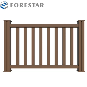 Outdoor wood composite wpc railing and decking