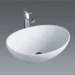Oval wash basin bathroom