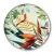 Import Palm Leaf Plates  Japanese crossing pattern emerald porcelain dinner plate custom printed ceramic plate from Pakistan