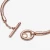 Import Pan Moments T-Bar Snake Chain Bracelet Rose gold bracelet from China