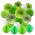 Party Supplies Hanging Paper Fans Pom Poms Tissue Paper Flower for Birthday Party Wedding Festival Christmas Decoration