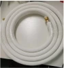 PE Pre Insulated Copper Tube Refrigeration Copper Pipe Coils with White PE Insulation