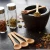 Import Personalized small gift teaspoons with bamboo whisk from China