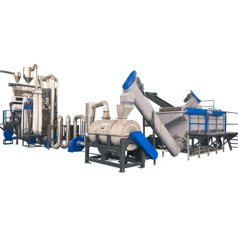 PET Bottle Recycling Washing Machine Line For Waste Plastic Recycling Washing
