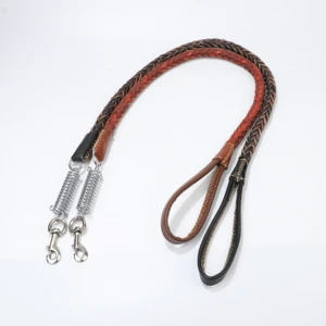Pet product Cowhide Traction Belt Dog Collar Leash Telescopic Dog Rope