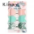 Import Pink Spring  Glitter Leather Bow Set Baby Nylon Hair Bow  Alligator Hair Clip  2 inch Hair Bow  3pcs/set from China