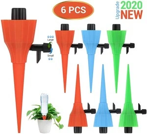 Plant Self Watering Spikes Devices,Automatic Irrigation Equipment Plant Waterer with Slow Release Control Valve, Adjustable Wate