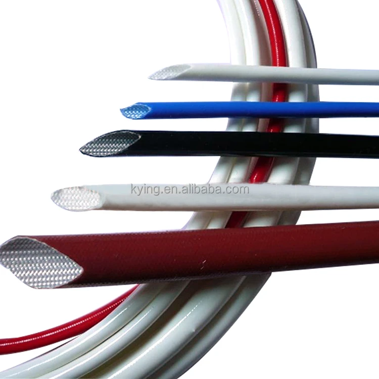 Plastic cable sleeve PVC fiberglass materials 2.5kv, 4kv, red strip, green strip, blue strip, PVC sleeve