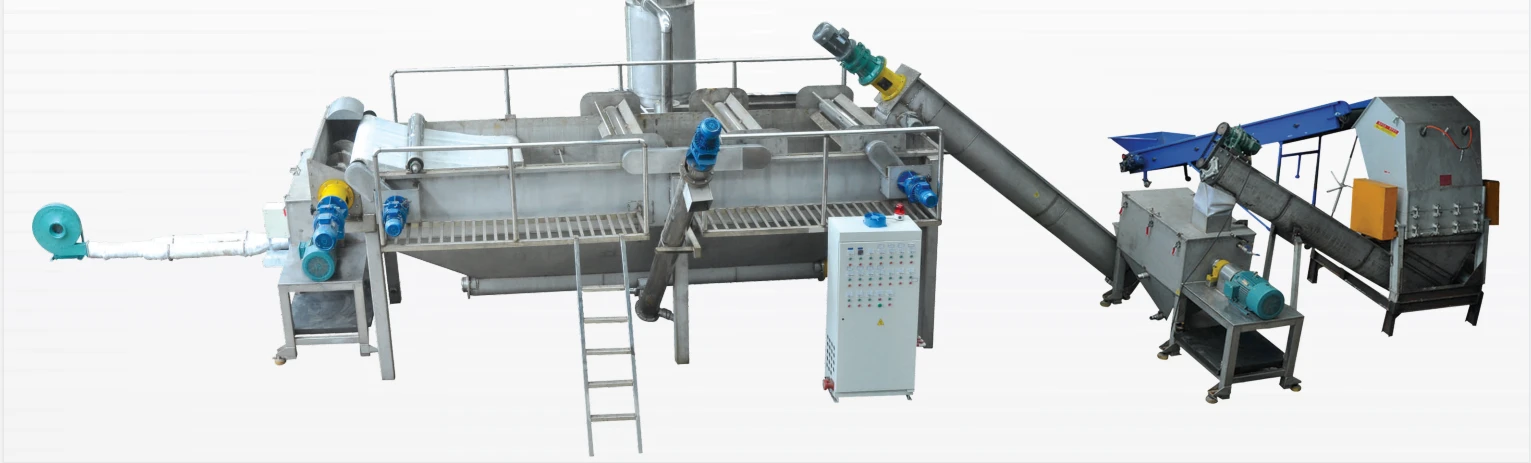 Plastic Film LDPE HDPE Granulating Machine Three Stage Water Ring Hot Cutting Plastic Film Recycling Line
