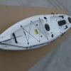 plastic fishing kayak / sit on kayak / white fishing canoe