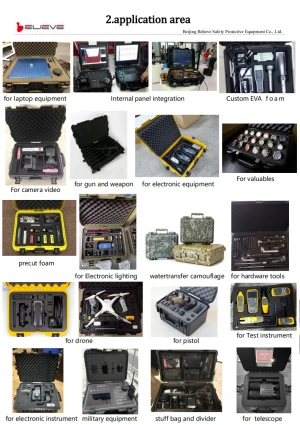 Plastic hard case equipment gear protection case