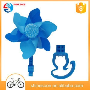 Plastic windmill decorations for bike portable bicycle mini windmill for kids bicycle windmill