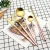 Import Plated Flatware Set Stainless Steel Cutlery Dessert Spoons and Forks from China