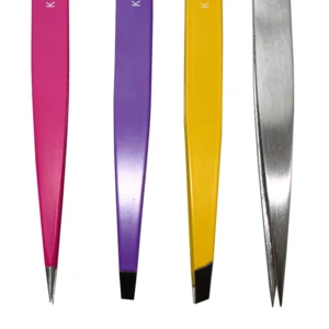 Pointed Tip in simple round style Eyebrow Tweezers