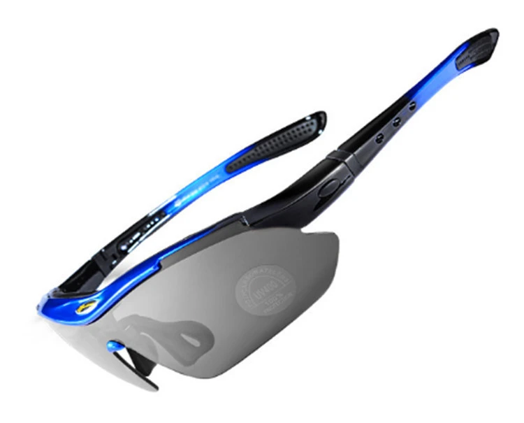 Polarized Cycling 5 Lens Sun Glasses Outdoor Sports Bicycle Glasses Men Women Bike Sunglasses 29g Protection Eyewear