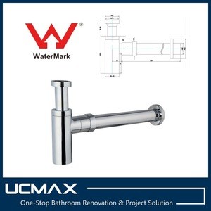 Polished finish plumbing trap for wash basin by UCMAX