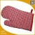 Import Polyester cotton custom kitchen pot holder oven mitts from China
