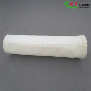 Polyester dust collector filter bag used for cement/steel
