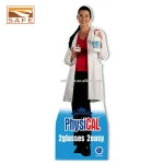 pop cardboard advertising standee for trade show