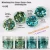 Import Popular holographic nail glitter mermaid powder flakes shiny charms hexagon nail art powder from China