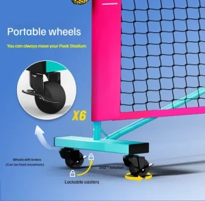Portable Pickleball Net Factory Portable Tennis Pickleball Net 22ft Regulation Accessories for Outdoor Customizable