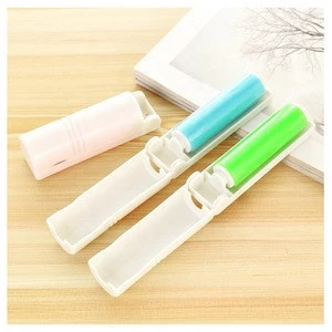 Portable Sticky Washable TPR reusable Clothes Clean Brush Dust Catcher pet hair remover Lint Roller