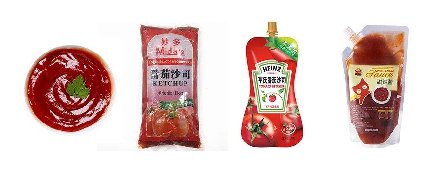 Premade Pouch Tomato Shrimp Paste Dipping Sauce Packing Machine