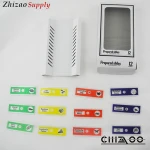 Primary School 12 pieces Mixed Insect Animal Plant Vegetable Children Plastic Microscope Prepared Slides