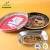 printed metal stainless steel round bar serving tray