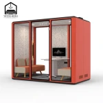 Privacy Office Pods Custom Made Large coustical Phone Booth Office Meeting Pods Sound Isolation Booth