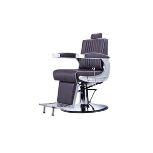 Professional adjustable round base hairdressing equipment barber chair