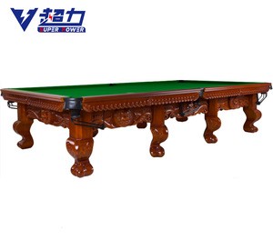 Professional Chaoli Strachan Price Hand Carved Billiard Snooker Pool Table 10ft 12ft