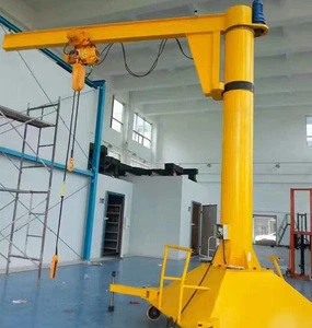 Professional China Supplier Mobile Small Lifting Movable Jib Crane