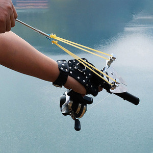 Buy Professional Fishing Slingshot Set Powerful Full Fishing Catapult  Outdoor Shooting Hunting Tool Fishing Reel + Darts+handguard from Linyi  Piaoyu International Trade Co., Ltd., China