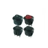 Professional manufacture 3pins on off rocker switches waterproof illuminated round rocker switch