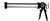 Professional Quality Big Ladder Hook 600ml/20.3oz/15inches Sausage Caulking Gun(BC-1307)