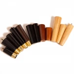 Professional Wholesale Plastic removable Cone Wood Furniture Coffee Sofa Sofa Wooden Leg