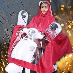 Promotion electrombile waterproof raincoat rain poncho for motorcycle