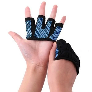 Promotion professional unisex gym weight lifting and power training non-slip wear resistant sport gloves